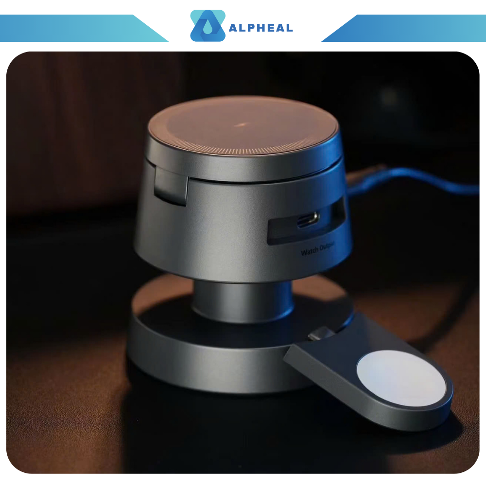 Alpheal™ MultiCharge Pro 4-in-1 Magnetic Wireless Charging Station