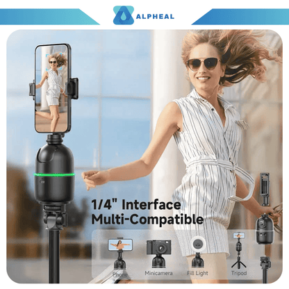 Alpheal™ Smart 360° Auto Face Tracking Tripod